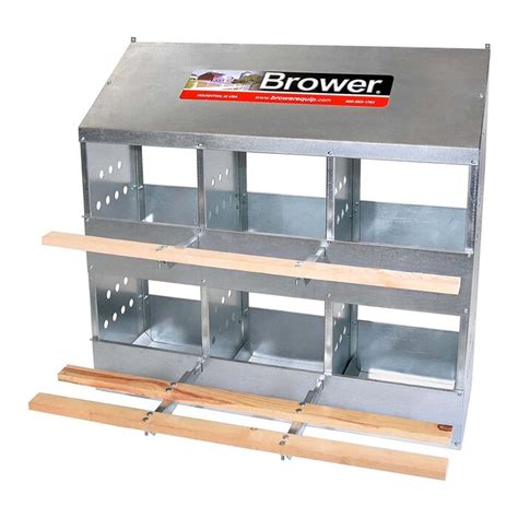 brower galvanized steel hole bird poultry nest chicken brooding box|brower nests for sale.